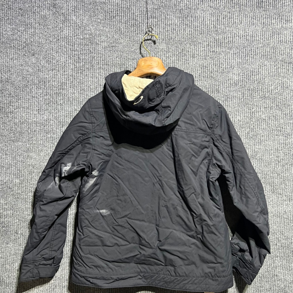 Oakley Hooded Ripstop Jacket Mens XL Black Quilted Utility Gorpcore Snowboard - Picture 7 of 14
